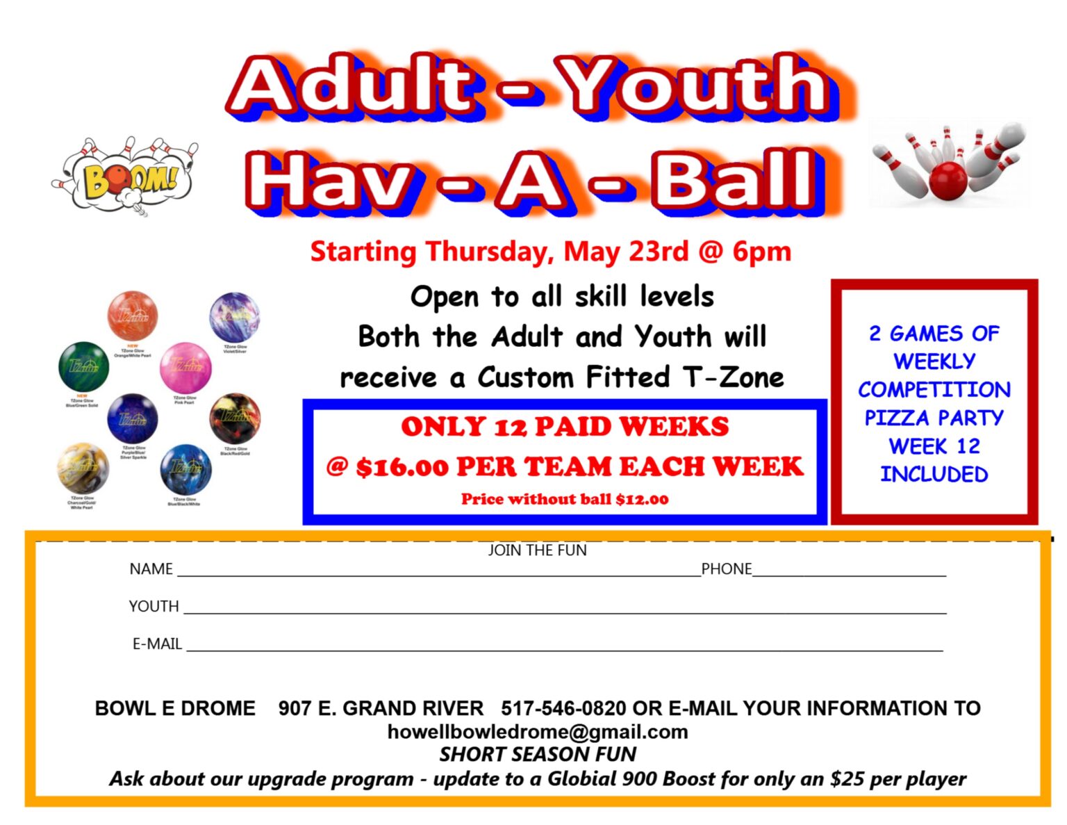 Youth - Bowl-E-Drome