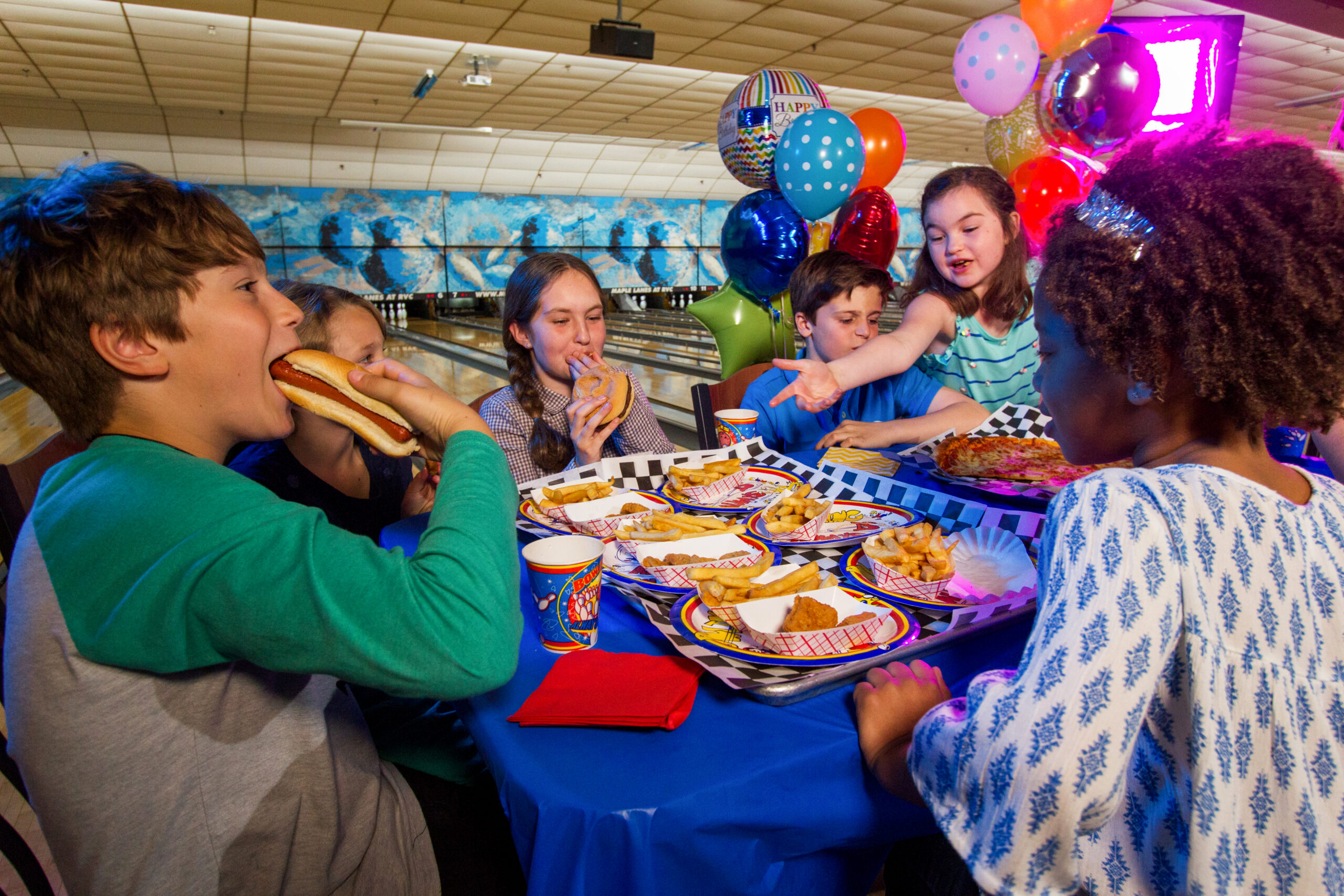 Birthday party at Howell Bowl-e-Drome in Howell