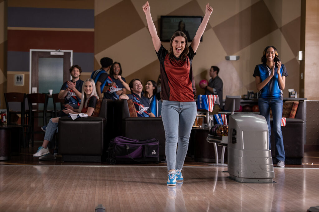 League bowlers at Howell Bowl-e-Drome